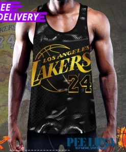 Kobe Bryant x Los Angeles Lakers YBack Muscle Tank Top PLU 73