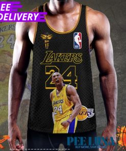 Kobe Bryant x Los Angeles Lakers YBack Muscle Tank Top PLU 83