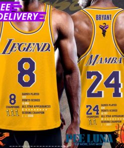 Kobe Bryant x Los Angeles Lakers Y-Back Muscle Tank Top – PLU 84