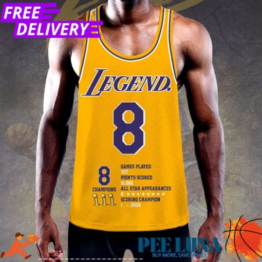 Kobe Bryant x Los Angeles Lakers Y-Back Muscle Tank Top – PLU 84