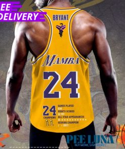 Kobe Bryant x Los Angeles Lakers YBack Muscle Tank Top PLU 84