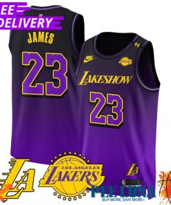 Los Angeles Lakers City Edition Jersey – All Stitched – The California Destiny