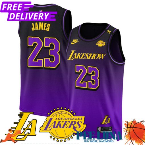 Los Angeles Lakers City Edition Jersey – All Stitched – The California Destiny