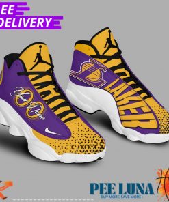 Los Angeles Lakers NBA Custom Sneakers AJ13