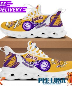 Los Angeles Lakers Sneakers Shoes Personalized