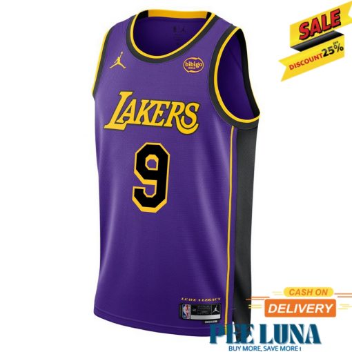 Los Angeles Lakers Nike Icon Swingman Jersey NBA 2024 Draft Pick Bronny James Jr. Unisex