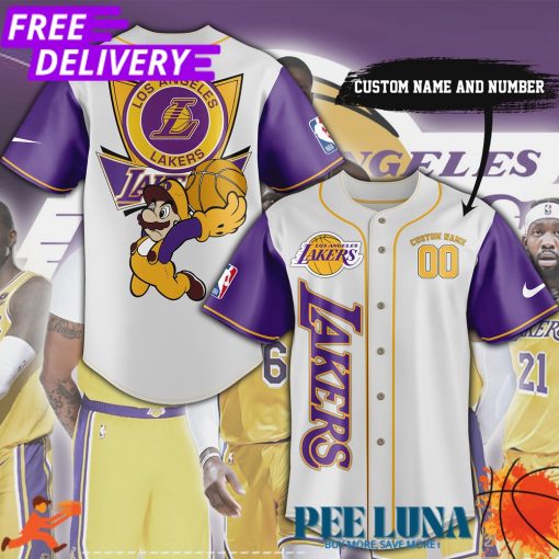 Los Angeles Lakers Nike Mario Jersey