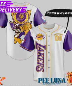 Los Angeles Lakers Nike Mario Jersey