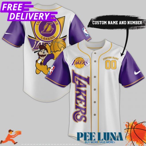 Los Angeles Lakers Nike Mario Jersey