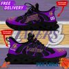 Los Angeles Lakers Sneakers Shoes Personalized