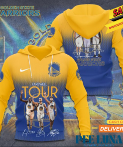 Golden State Warriors 3D Apparel Hoodie  – PLU 132