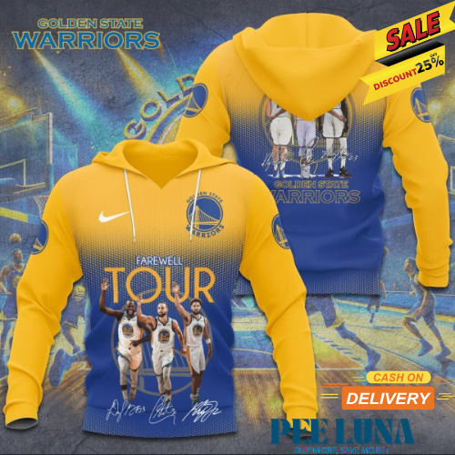 Golden State Warriors 3D Apparel Hoodie  – PLU 132