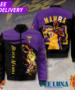 Kobe Bryant x Los Angeles Lakers 3D Bomber Jacket – PLU 104