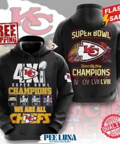 Kansas City Chiefs 3D Apparel Hoodie  – PLU 173