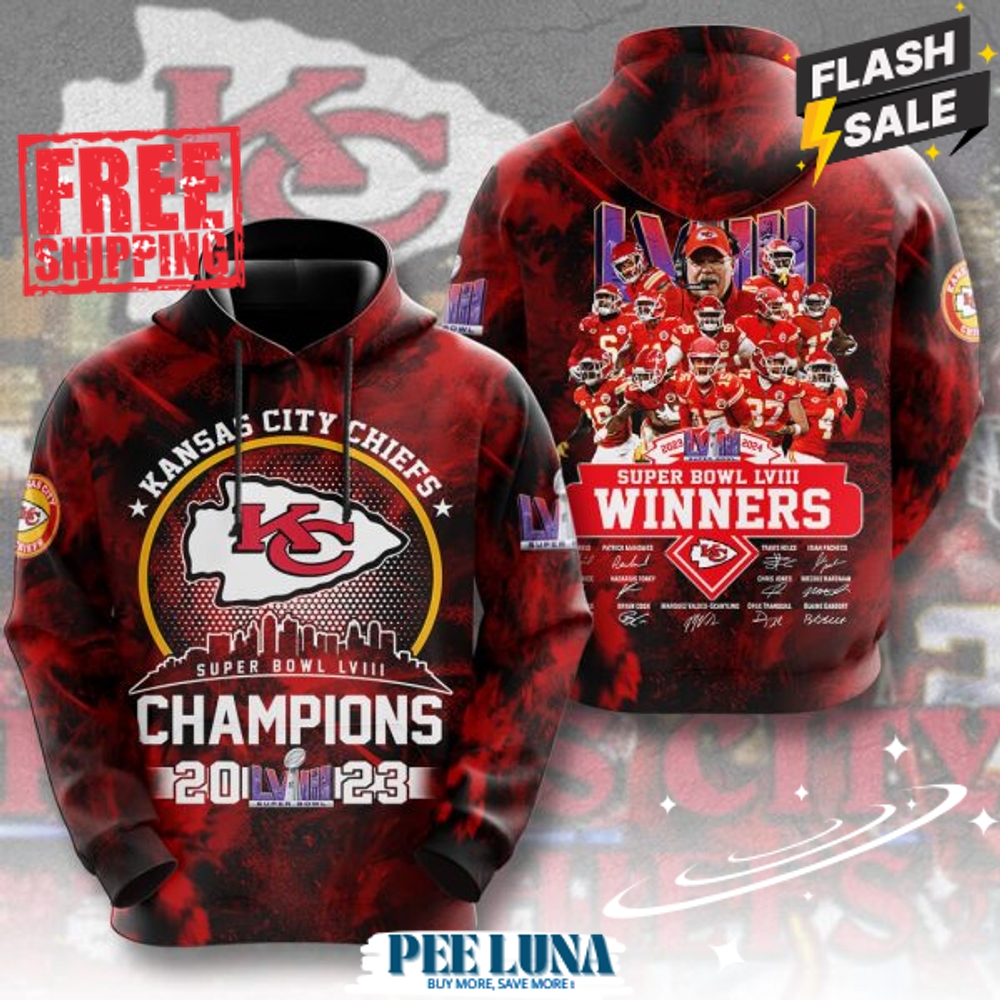 Kansas City Chiefs 3D Apparel Hoodie – PLU 183