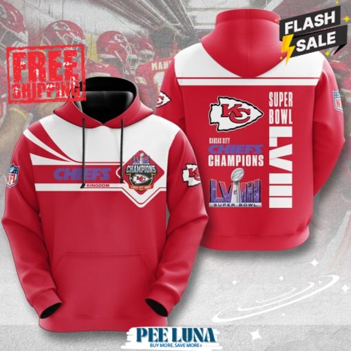 Kansas City Chiefs 3D Apparel Hoodie – PLU 185