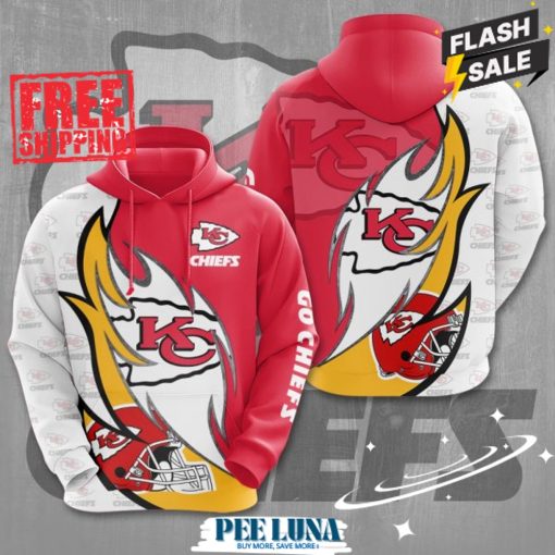 Kansas City Chiefs 3D Apparel Hoodie – PLU 193