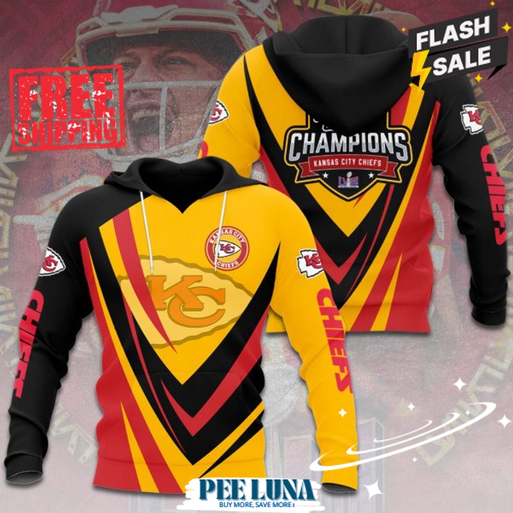 Kansas City Chiefs 3D Apparel Hoodie – PLU 197