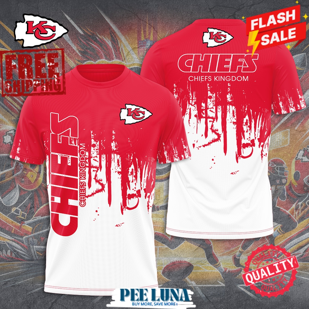 Kansas City Chiefs 3D Apparel T-Shirt PLU 164