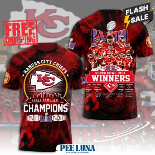 Kansas City Chiefs 3D Apparel T-Shirt PLU 182