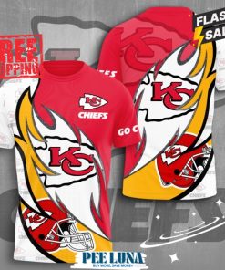 Kansas City Chiefs 3D Apparel T-Shirt PLU 192