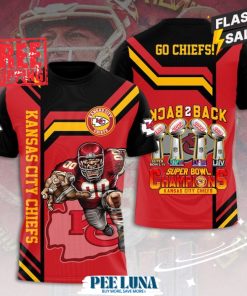 Kansas City Chiefs 3D Apparel T-Shirt PLU 194