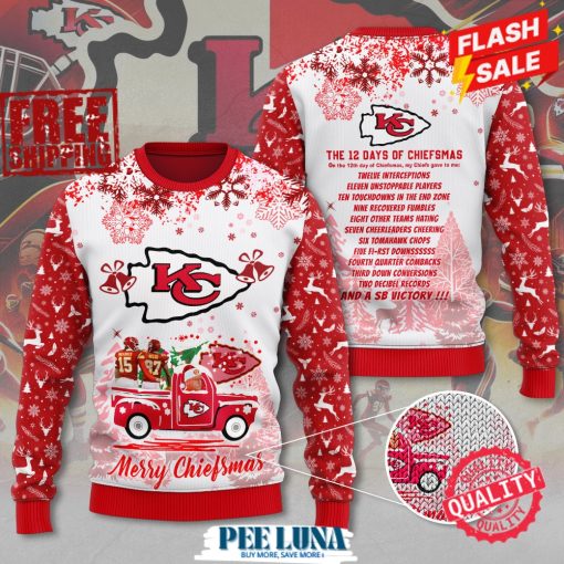 Kansas City Chiefs 3D Ugly Sweater PLU 153