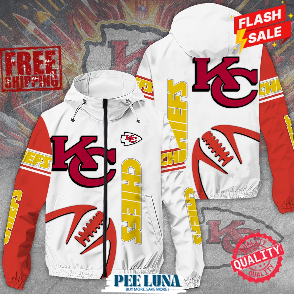 Kansas City Chiefs 3D Windbreaker Jacket – PLU 163