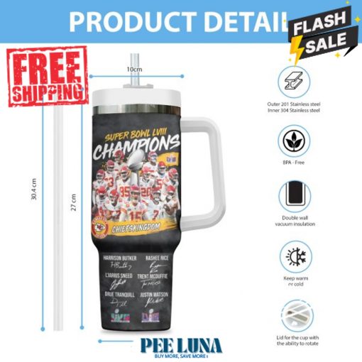 Kansas City Chiefs 40oz Stanley Tumbler – PLU  202