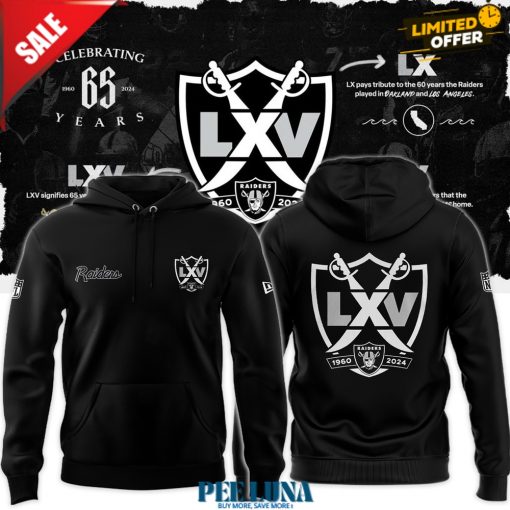 NEW ERA RAIDERS 65TH SEASON HOODIE