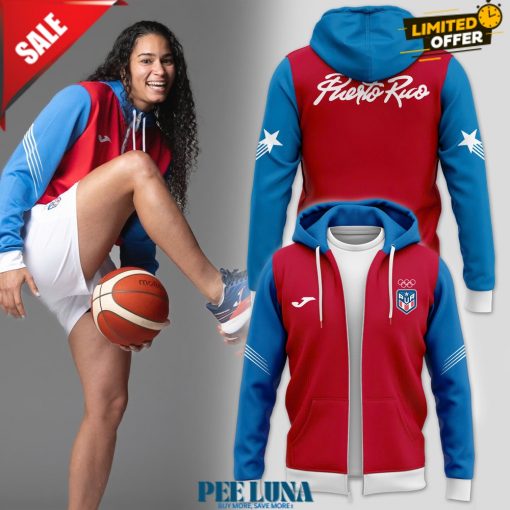 PUERTO RICO OLYMPIC PARIS 2024 ZIP HOODIE