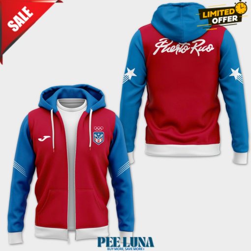 PUERTO RICO OLYMPIC PARIS 2024 ZIP HOODIE