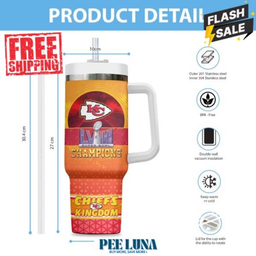 Personalized Kansas City Chiefs 40oz Stanley Tumbler – PLU  201