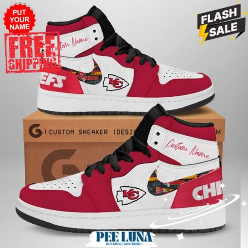 Personalized Kansas City Chiefs AJ 1 Sneaker