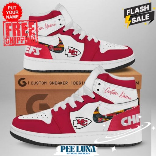 Personalized Kansas City Chiefs AJ 1 Sneaker