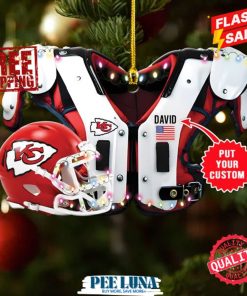 Personalized Kansas City Chiefs Custom Shape 1-sided Acrylic Ornament – PLU 158