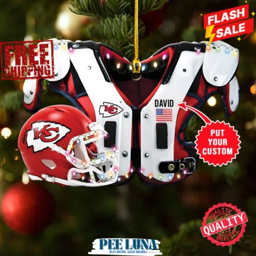 Personalized Kansas City Chiefs Custom Shape 1-sided Acrylic Ornament – PLU 158