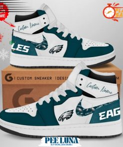 Personalized Philadelphia Eagles AJ 1 Sneaker – PLU 254