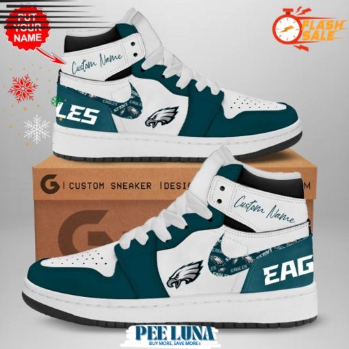 Personalized Philadelphia Eagles AJ 1 Sneaker – PLU 254