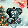 Philadelphia Eagles Custom Shape Clear 1-sided Acrylic Ornament