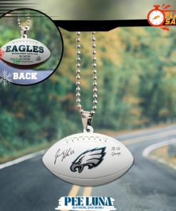 Philadelphia Eagles Custom Shape 2-sided Acrylic Car Ornament