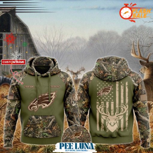 Philadelphia Eagles NFL x Hunting Limited Edition Hoodie 2024 – PLU 256