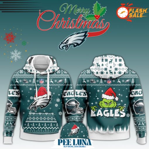 Philadelphia Eagles x Christmas NFL Limited Edition Hoodie 2024 – PLU 295