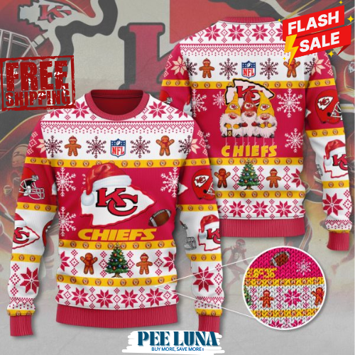 Kansas City Chiefs 3D Ugly Sweate