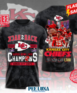 Kansas City Chiefs 3D Apparel T-Shirt PLU 178