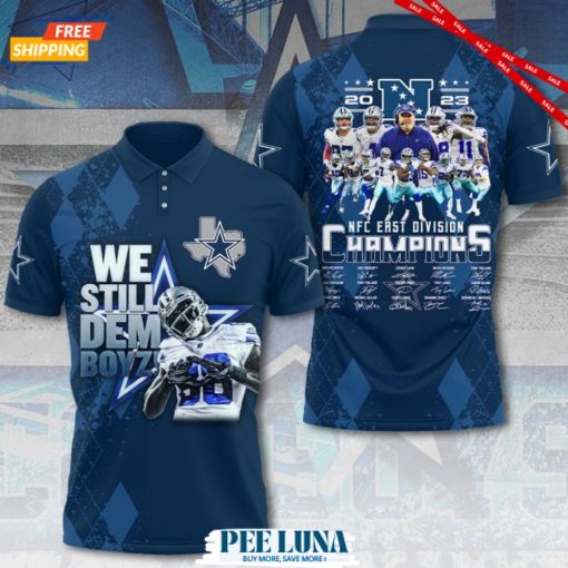 Dallas Cowboys 3D Polo Shirt –  PLU 328