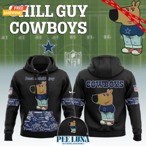 Dallas Cowboys NFL X Chill Guy Limited Edition Hoodie 2024