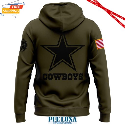 Men’s Dallas Cowboys Nike Camo 2024 Salute to Service Club Fleece Pullover Hoodie