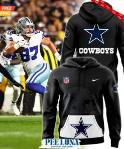 Men’s Fanatics Black Dallas Cowboys Alternmate Helmet Pullover Hoodie