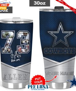 Personalized Dallas Cowboys x Larry Allen Tumbler Cup –  PLU 323